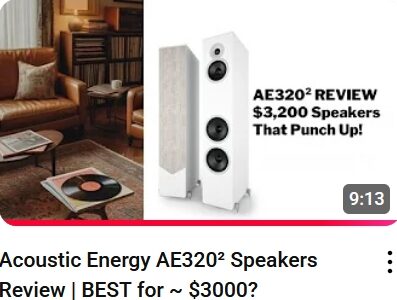 Video: Acoustic Energy AE 320² bei Analogholic Reviews