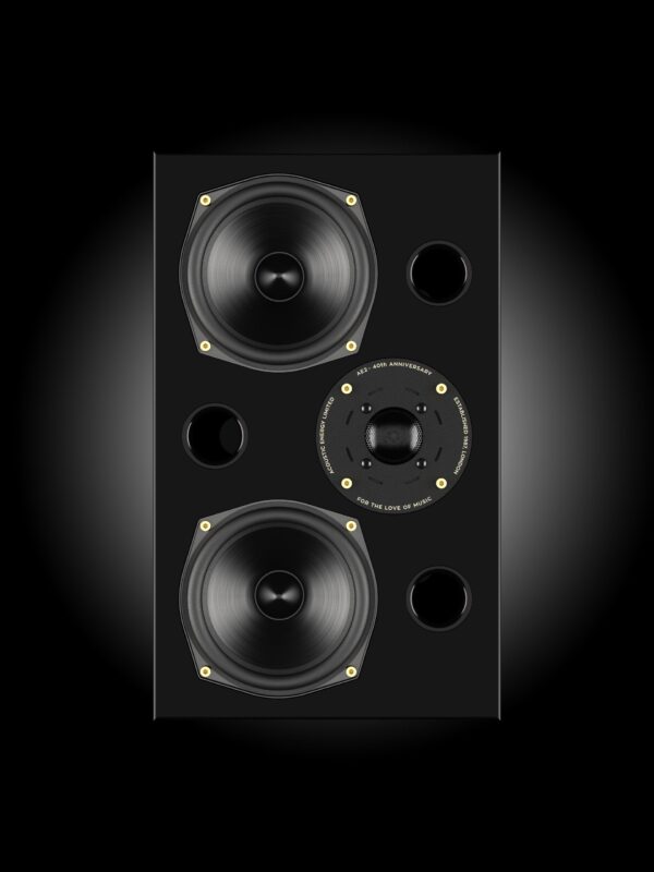 Acoustic Energy AE2 40th Anniversary Hochglanz Schwarz mit Schatten